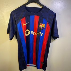 FC Barcelona 2022/2023 Men’s Home Soccer Jersey Size Large